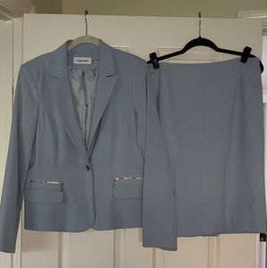 Calvin Klein Light Blue Suit Set